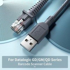 6ft Barcode Scanner USB Cable For DatalogicGD4100 QD2430 GD4590 GD4590-BK