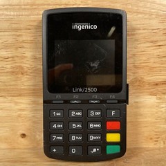 Ingenico Link/2500 2.4’’ Color Display Bluetooth Credit Card Terminal For Parts