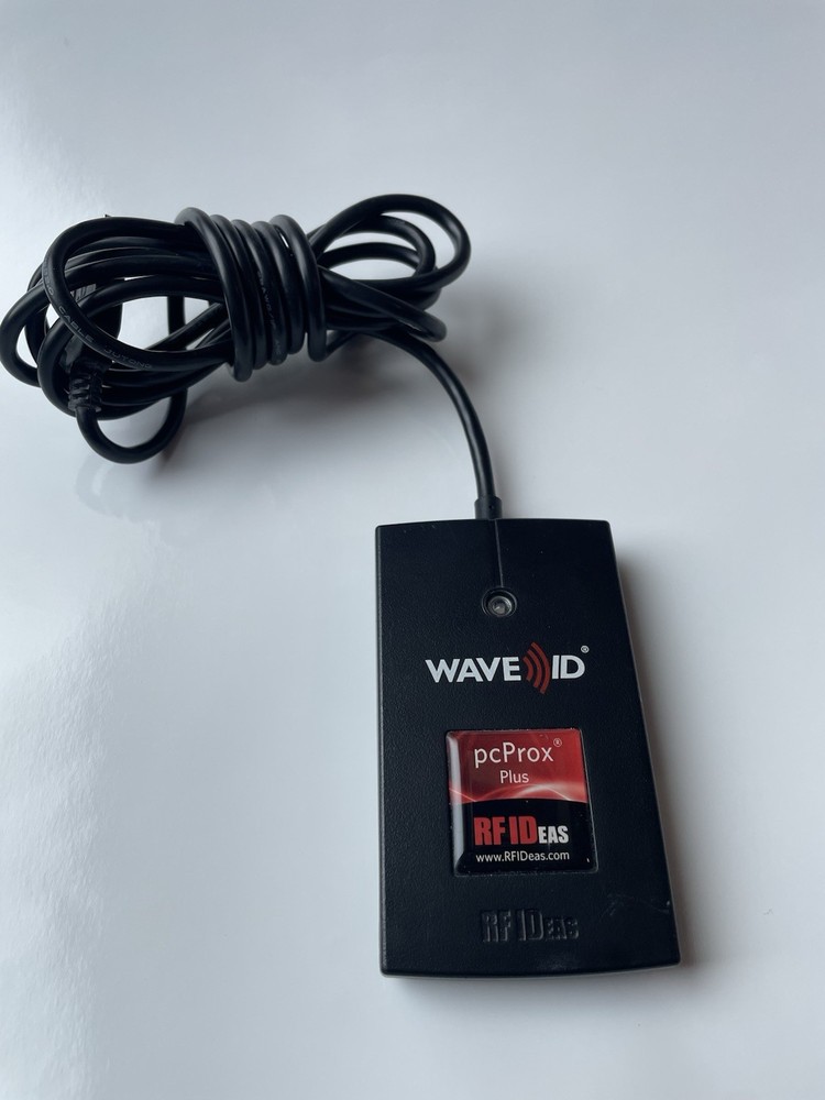 RFIDeas Wave ID Plus RFID Proximity Badge Card Reader RDR-80081AKU USB
