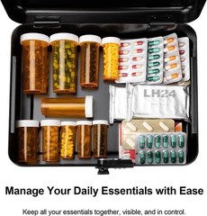 X-Large Cash Box with Sturdy Metal Construction – Combination Lock Included