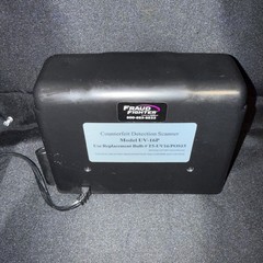 UVeritech UV-16P FRAUD FIGHTER Counterfeit Detection Scanner, HD4X2-120A, 120V