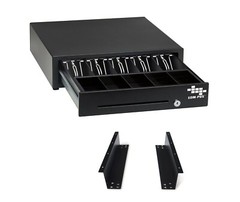 EOM-POS Cash Register Money Drawer. Built in Cable to Connect to Receipt Printer