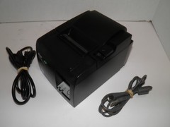 Star TSP100II Thermal POS Receipt Printer USB 143IIU w power cord & USB Cable