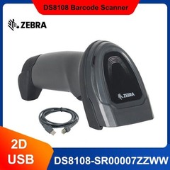 Zebra DS8108-SR00007ZZWW 2D Area Imager Handheld Barcode Scanner with USB Cable