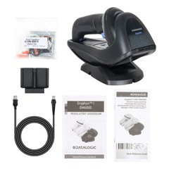 Datalogic GM4500-BK-433K1 433MHz Wireless Barcode Scanner w/ USB Cable & Cradle