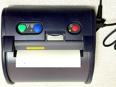 Seiko Instruments SII MPU-L465 -E Thermal Printer w/ AC Adapter/ USB Cable/ Roll