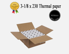 3-1/8 x 230 Thermal Paper for Star Tsp100 (50 Rolls) – Free Shipping