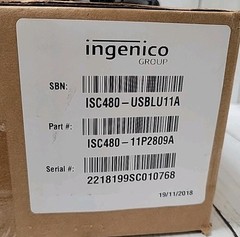 INGENICO iSC TOUCH 480 ISC480‑11P2809A Credit Card Payment Terminal PARTS ONLY