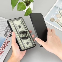 4 Pack Metal Rectangular Cash Box with Lid, Money Holder for Coins, Jewelry & St