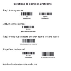 Bluetooth Wireless Barcode Scanner Portable Handheld CCD Barcode Scanner Reader