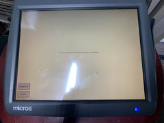 **Micros Workstation 5 System Unit 400814-001 – w/Work Station 5 Table Stand