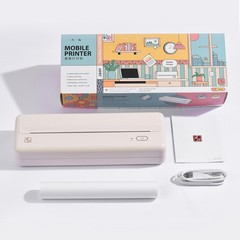 A4 Portable Paper Printer Wireless BT Connect Thermal Printing Mobile BJVD