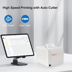 Thermal Receipt Printer, 80mm Receipt Printers, Thermal Pos Printer with Auto…