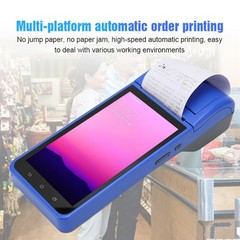 POS Receipt Printer 5.5in Touch Screen 2GB RAM 32GB ROM 4G LTE WiFi 58mm Th MYMM