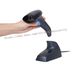 Datalogic Quickscan QM2131-BK-433K1 Wireless Handheld 1D Barcode Scanner w/ Base