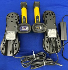 SYMBOL MOTOROLA BARCODE SCANNER LS3578 w/ CHARGING STATION – 1 LOT QTY 2
