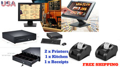 15″ Point of sale POS system register Touch screen restaurant retail Bar Lenovo