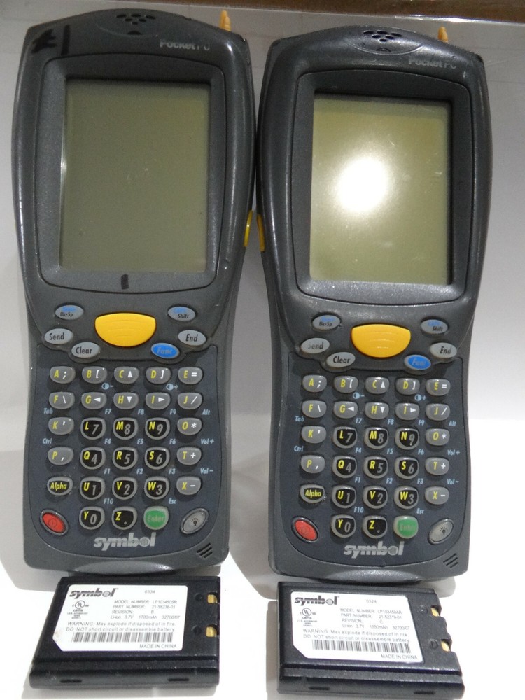 Lot of (2) Symbol PDT 8100 Barcode Scanner – Tested (558)
