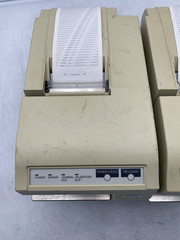 Lot of 2 Epson TM-U375 POS Printer Parallel/RJ11 Printers Only