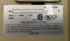 STAR Micronics Impact Dot Matrix Receipt Printer, Model #SP200 *Part & Repair*