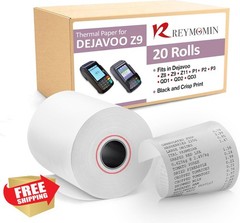 REYMOMIN Thermal Paper Rolls Dejavoo Z8 Z9 20 Rolls