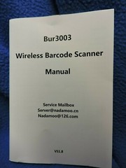 NADAMOO BUR3003 433MHz Wireless Barcode Scanner