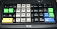 Royal 310DX Thermal Print Lightweight Electronic Cash Register TESTED With Key!