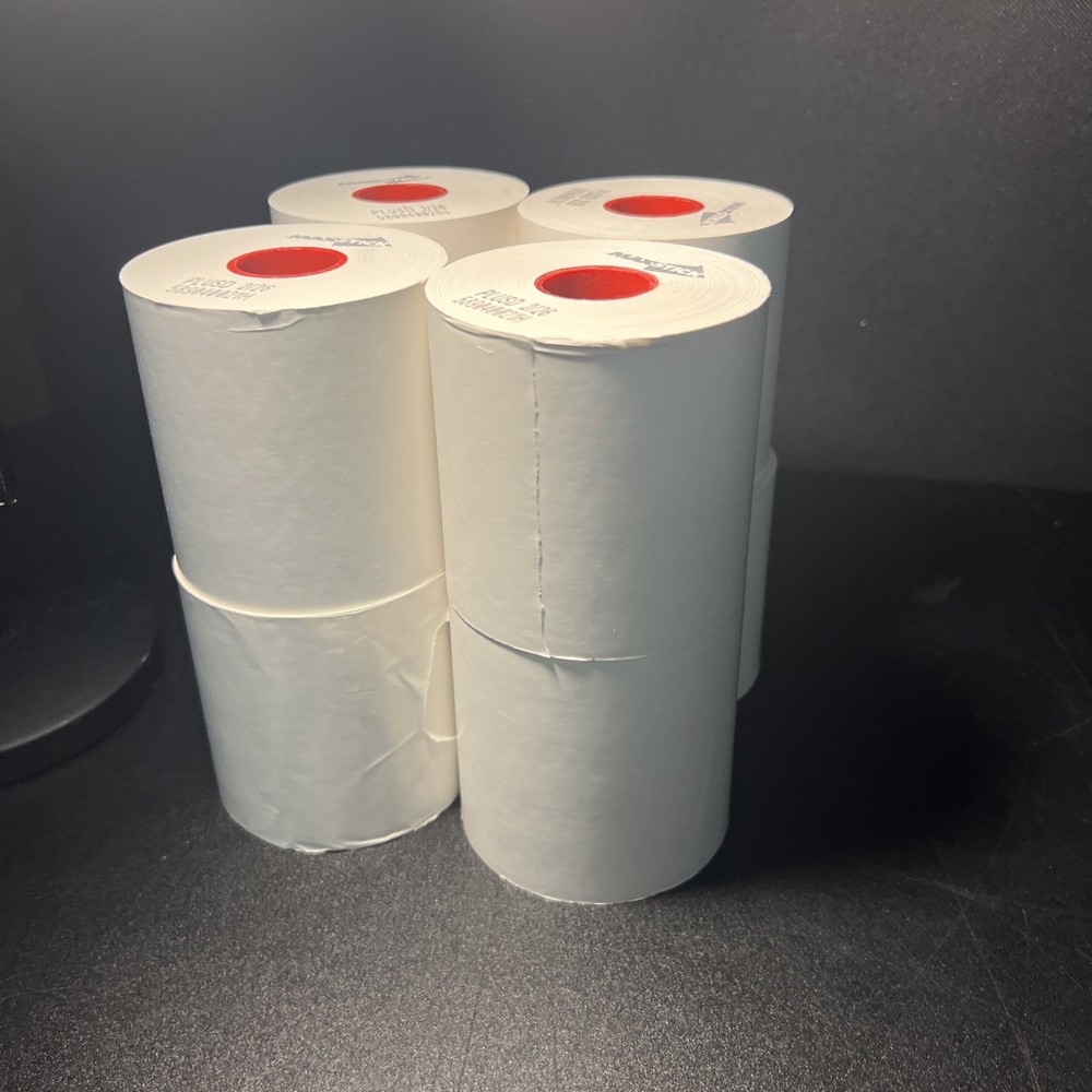 3 1/8″ (80 mm) x 170′ Iconex Full-Tack Sticky Media Linerless Labels (8 Rolls)