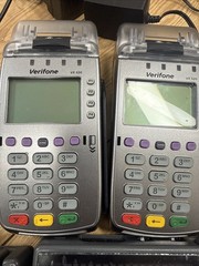 Verifone Vx520 VX 520 EMV NFC CTLS Credit Card Terminal Chip Reader W/ Adapter