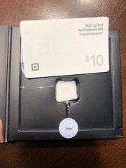 Square A-PKG-0206-01 Credit Debit Card Reader – White for Apple iPhone and…