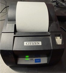 Citizen CT-S310A Black 24V Monochrome Thermal POS Receipt Printer W/ Power Cord