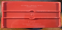 $25 Dollar Penny Holders – Red/Hard Plastic Tray – Excellent Condition