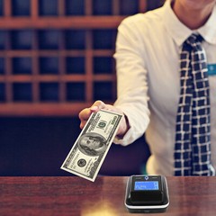 Portable Automatic Counterfeit Banknote / Cash Detector & Bill Counter AL-130A