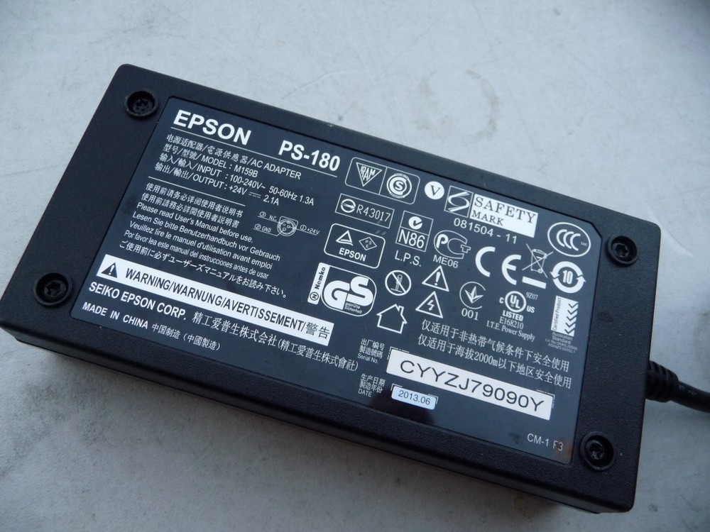 AU SELLER EPSON PS-180 PSU POWER M159D PS-180 TM-T20 P60 T70 T82 T90 -TESTED