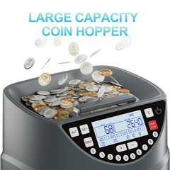 Coin Counter and Sorter with TFT Display – Accurate Sorting Machine for 5 Den…