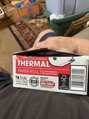 Member’s Mark Thermal Receipt Paper Rolls, 3 1/8″ X 190′, 9 Rolls