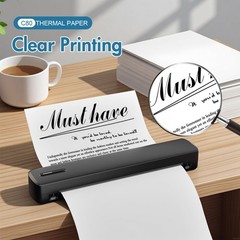 US Letter QuickDry Thermal Printer Paper 4 Rolls 8.5×11 Inch A4 Compatible