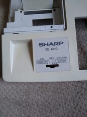Sharp XE-A110 Electronic Cash Register Parts:Main Top Plastic Shell Cover
