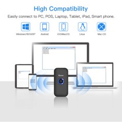Eyoyo Mini 1D Laser Barcode Scanner Bar Code Scanner Reader for POS Phone PC