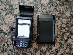 Dejavoo Z9 VEGA3000 Black 3.5″ LCD POS Credit Card Terminal TESTED