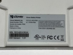 Clover Station C500 POS Point of Sale System w/ Printer P550 + H500 Hub + AC PS