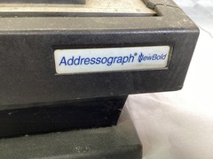 VINTAGE Antique CREDIT CARD MACHINE NewBold ADDRESSOGRAPH