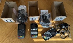 3x Ingenico IPP350 Credit/Debit Card Readers With Power Cords And Boxes