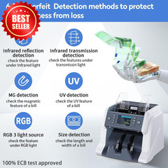 Mixed Denomination Money Counter Machine Multi Currency CIS UV MG IR US