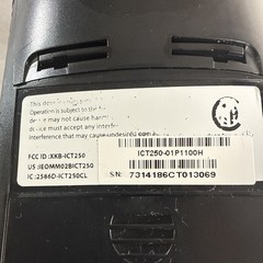 Ingenico iCT250 Credit Card Terminal Reader ICT250-01P1100H With Adapter