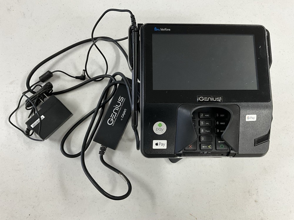 Genius by Cayan Verifone MX925 Credit Card Terminal With Stand