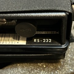MSI Data Corp PDT-LS Rs-232 Portable Bar Code Reader In Case + HP QBCS-6389