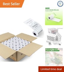 50 Rolls of 2 1/4″ x 50′ Biodegradable Thermal Receipt Paper for POS Systems