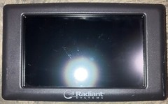 NCR RADIANT | 7 INCH CUSTOMER DISPLAY P708 POS SCREEN POLE FACING TESTED