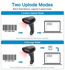 Netum NT-1228BC Bluetooth Wireless Barcode Scanner New Open Box
